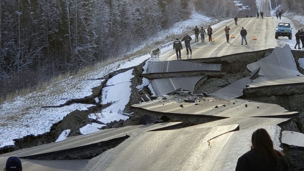 Аляска содрогнулась от 7-ми бального землетрясения