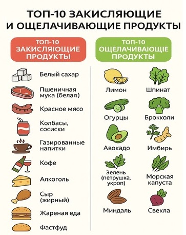 тело «закислено»