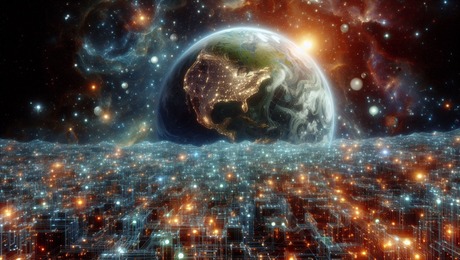 Симуляция матрицы Земли